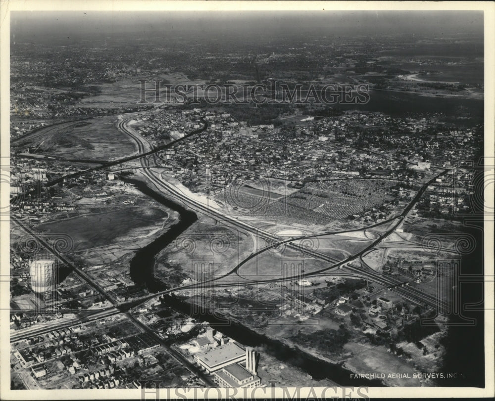 1941 Press Photo Aerial View of New York City - mja73876