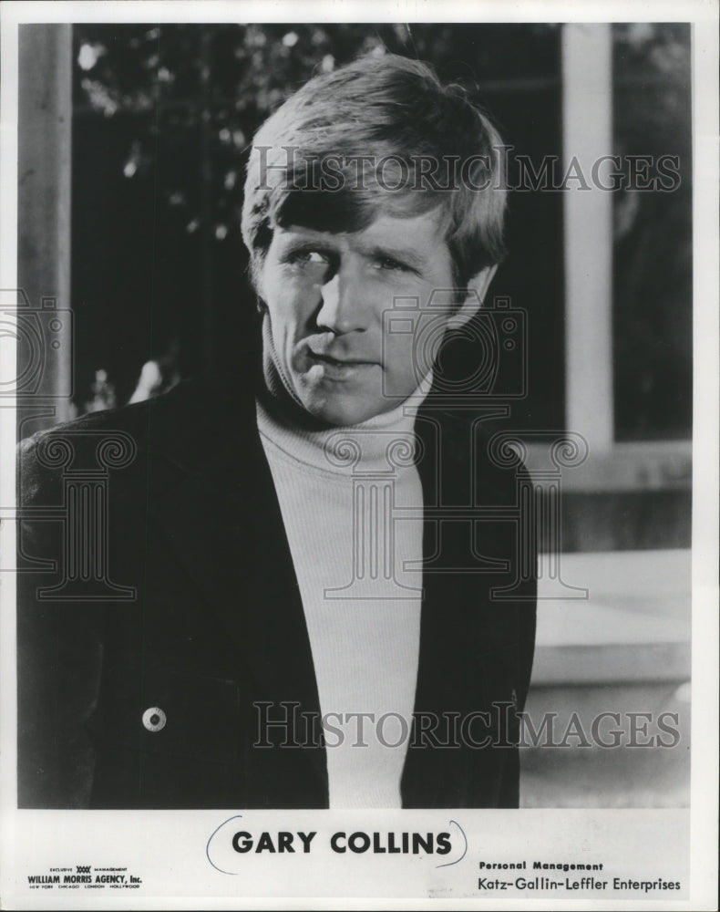 1972 Press Photo United States Actor Gary Collins- Historic Images