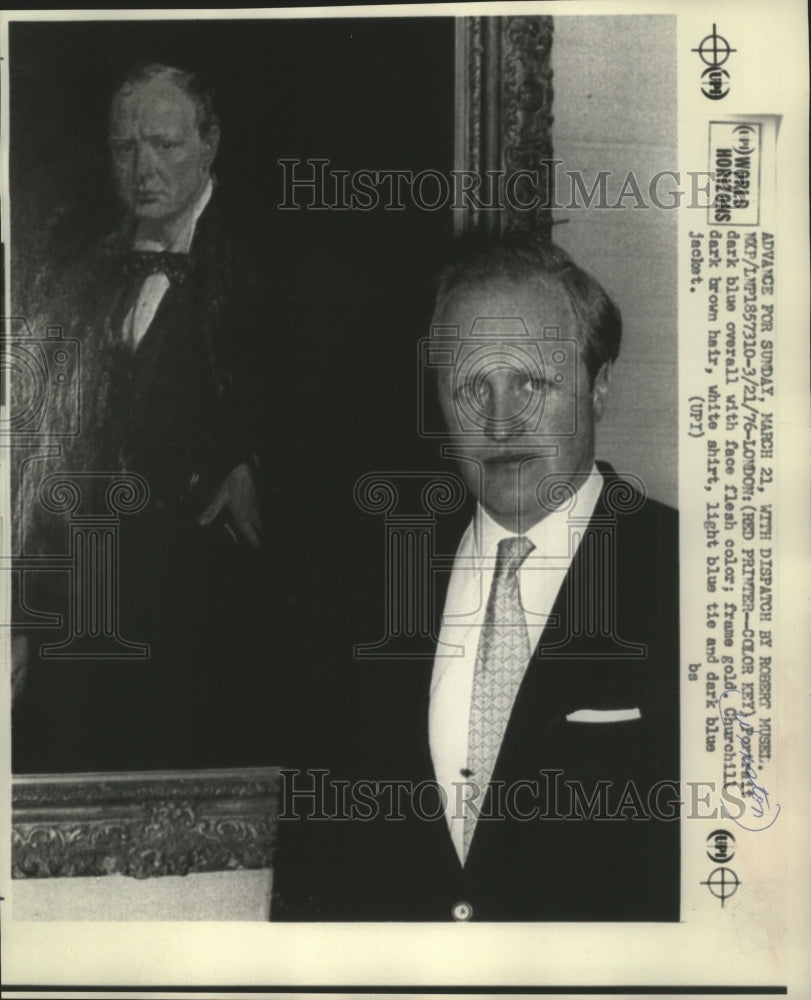 1976 Press Photo Winston Churchill- Historic Images