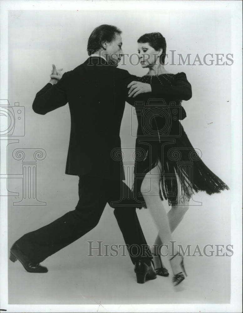 1986 Press Photo Tango Dancers inspired by play, &quot;Tango Argentine&quot; - mja74406- Historic Images