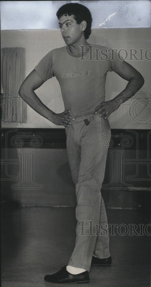 1984 Press Photo Greg Sustache Taught at Allegra Academy of Dance & Gymnastics- Historic Images