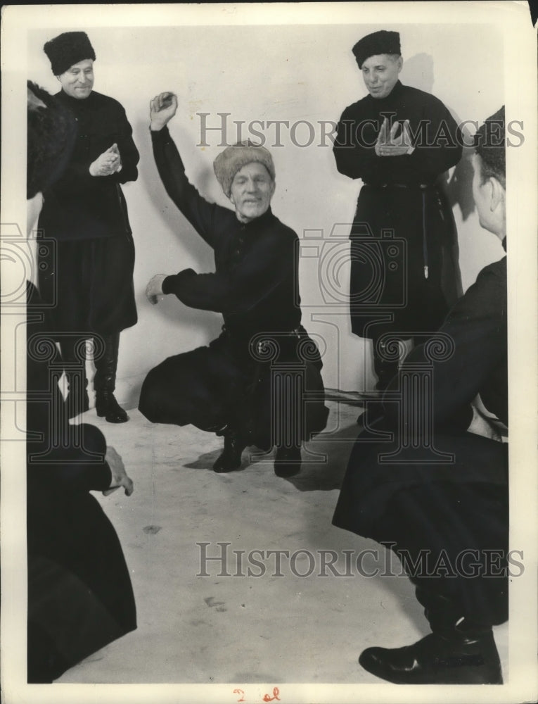 1957 Press Photo Jaroff&#39;s Don Cossack Chorus will perform in Auditorium - Historic Images