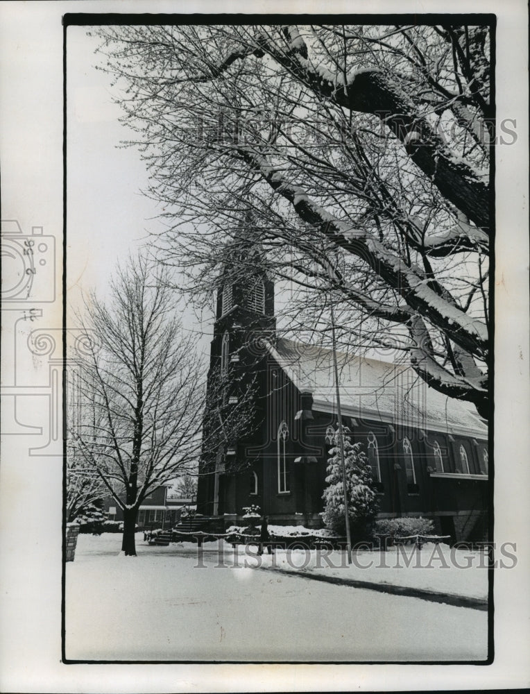 1974 Press Photo The Holy Ghost Catholic Church in Dickeyvile - Historic Images