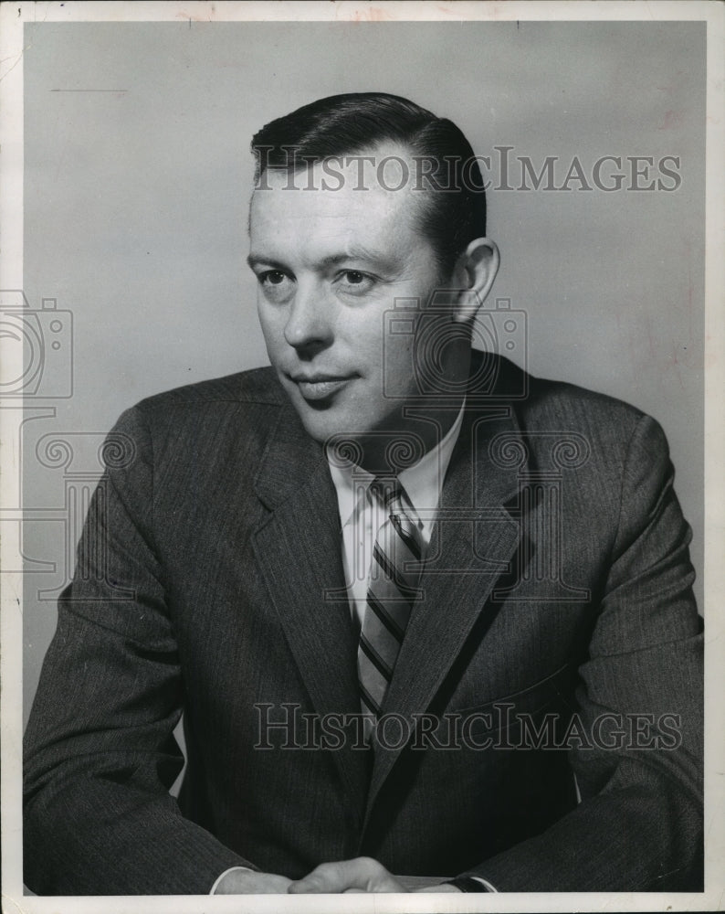 1968 Press Photo Charles K. Clarke advertising director of The Journal Company- Historic Images