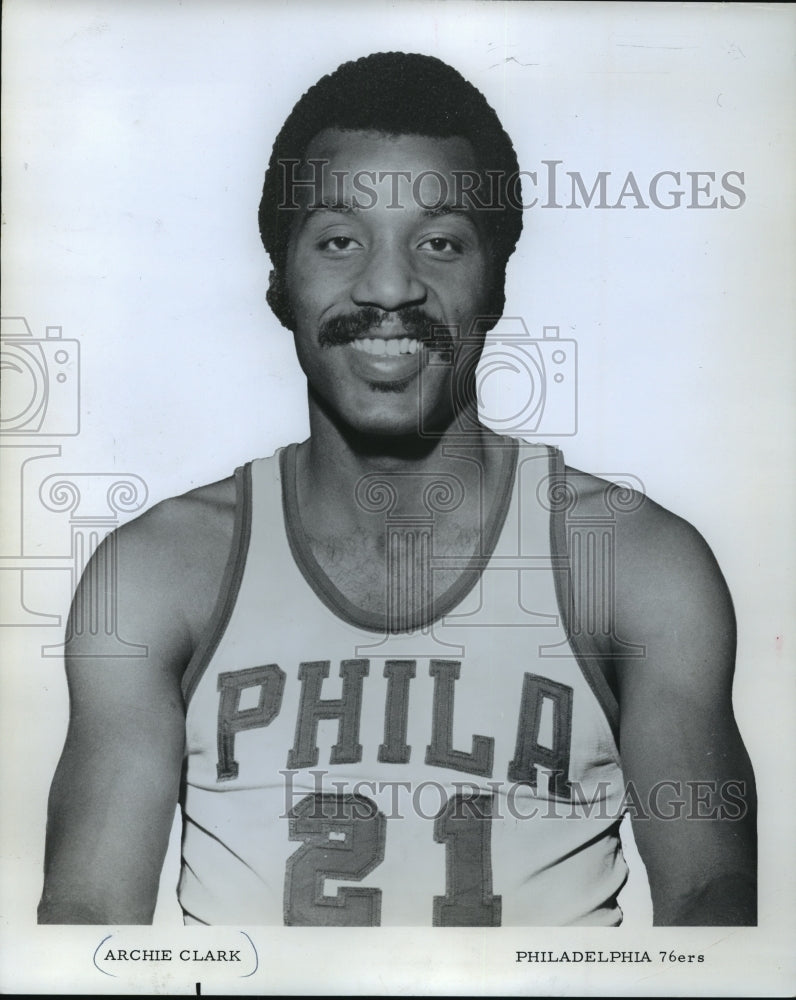 1970 Press Photo Archie Clark of the Philadelphia 76ers- Historic Images