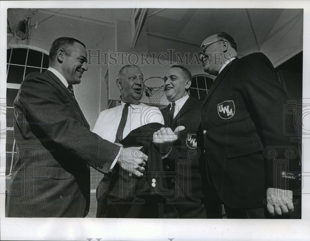 1966 Press Photo Michael Besel, Dae Shawl, Hy Popuch and Ken Hagen - mja76377- Historic Images