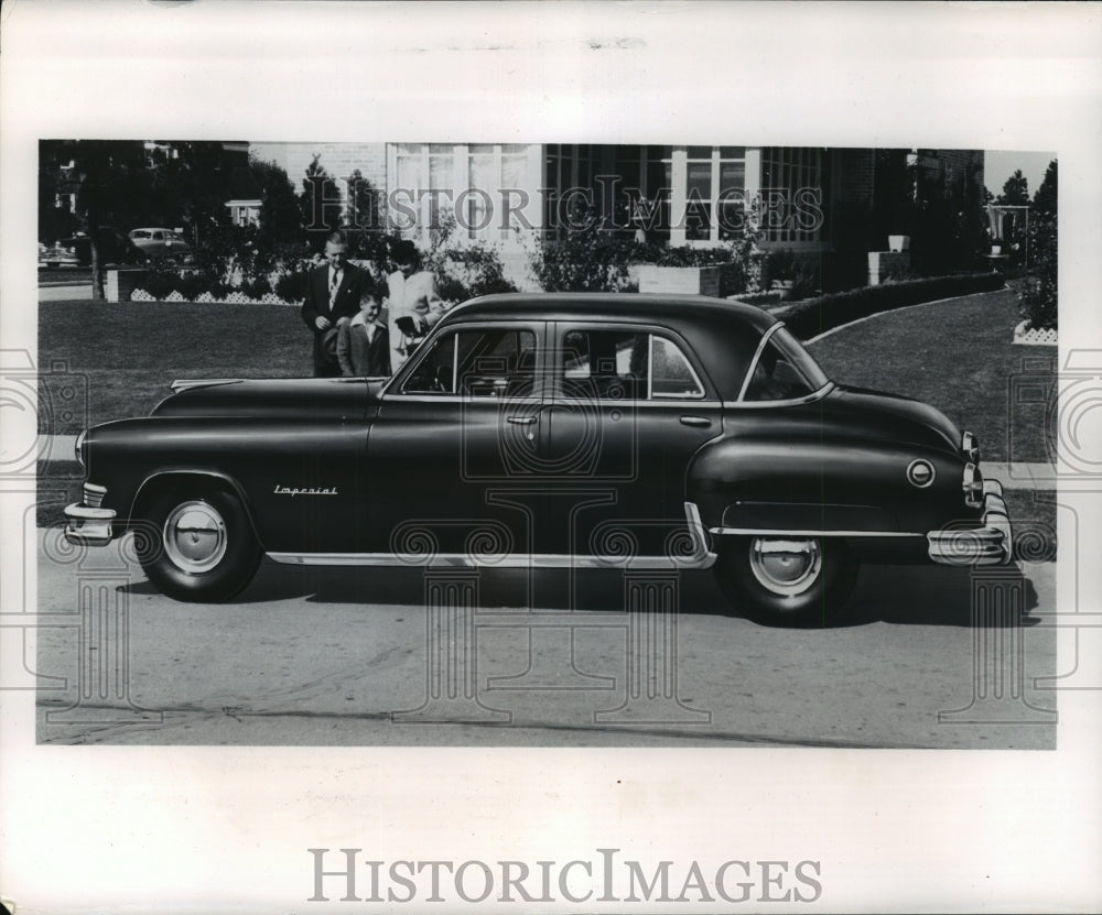 1953 Press Photo The 1952 Chrysler Imperial, exquisit interiors and exteriors- Historic Images