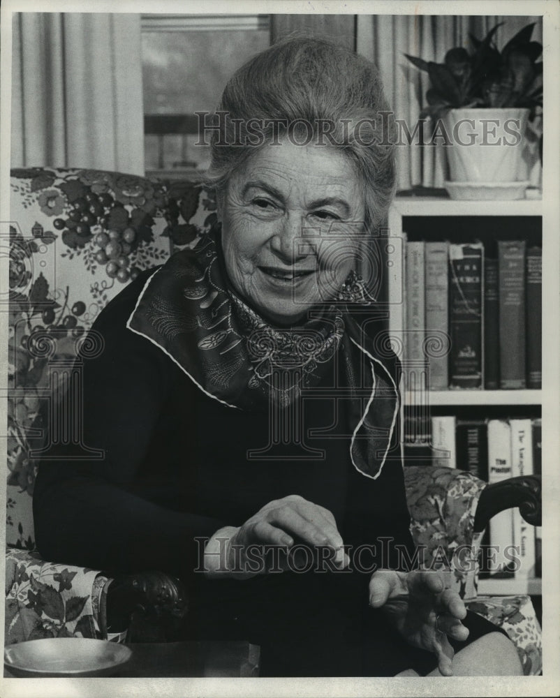 1973 Press Photo Mrs. Charles T. (Esther) Cohen national leader of Hadassah- Historic Images