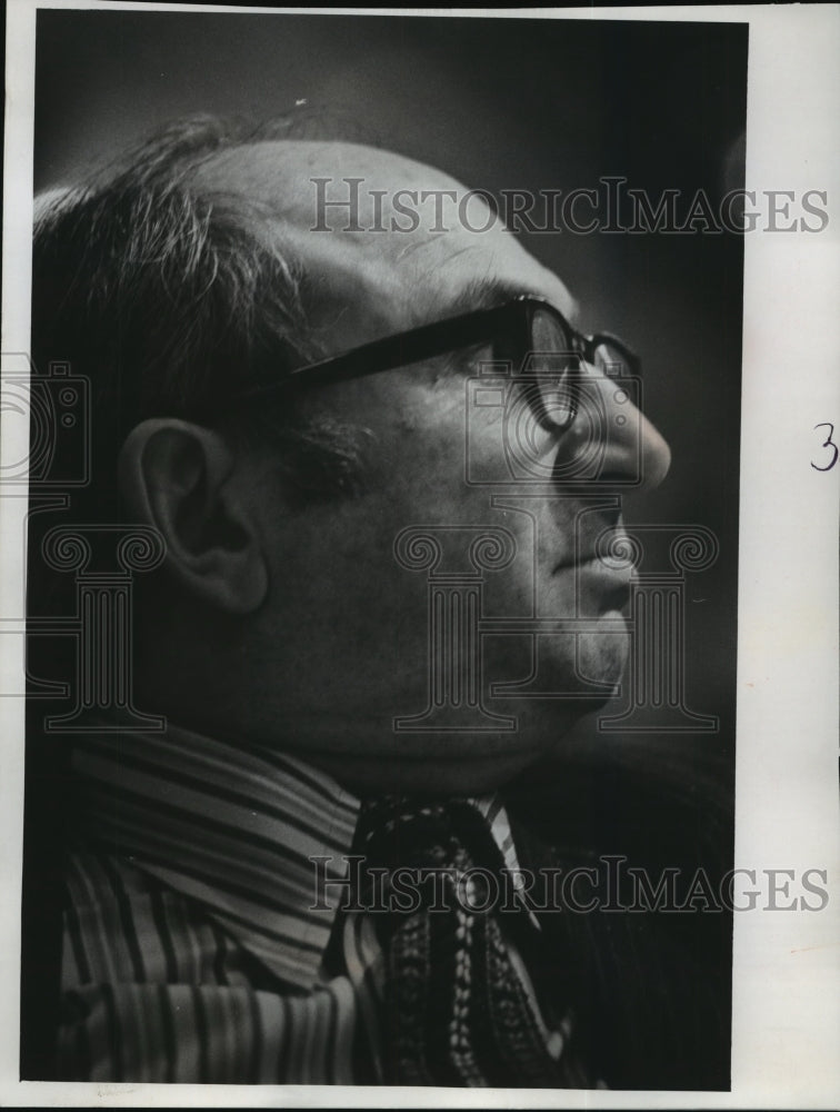 1971 Press Photo Wilbur Cohen, Dean of Education at University of Michigan- Historic Images