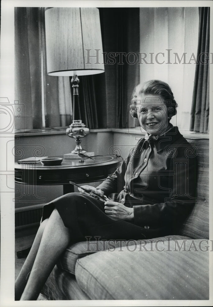 1972 Press Photo Catherine B. Cleary, president of the First Wisconsin Trust Co.- Historic Images