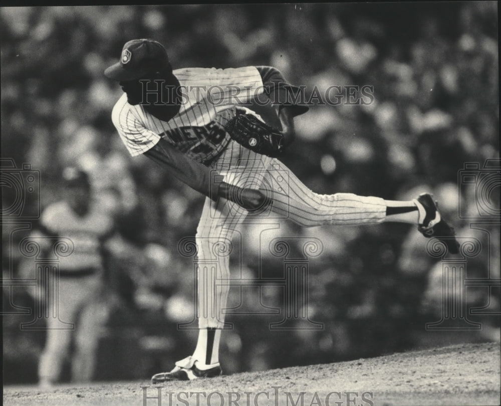 1985 Press Photo Brewers Player Ray Burris - mja79949- Historic Images