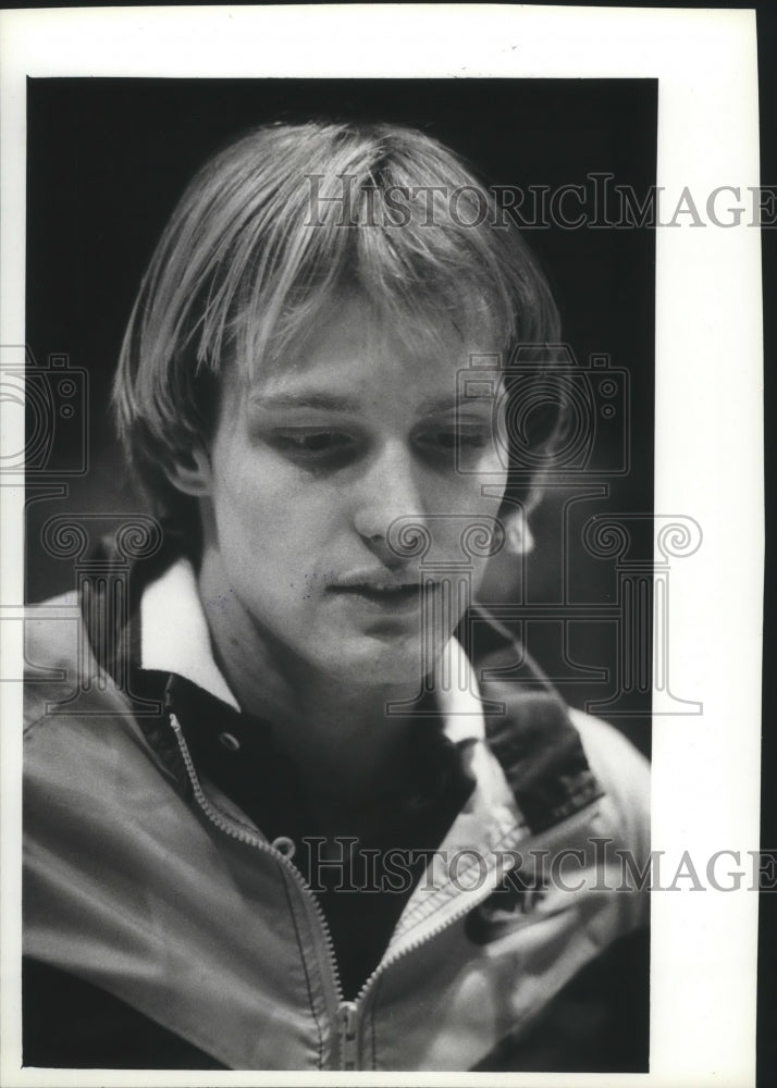 1982 Press Photo Tennis player Mike Leach - mja80181- Historic Images