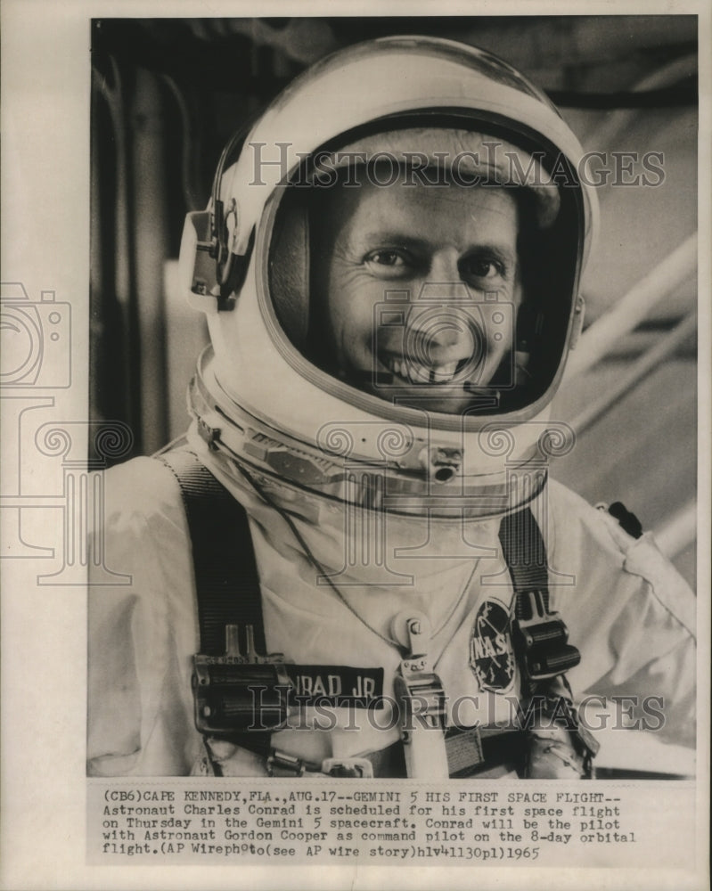 1965 Press Photo astronaut Charles Conrad will go on his first space flight- Historic Images