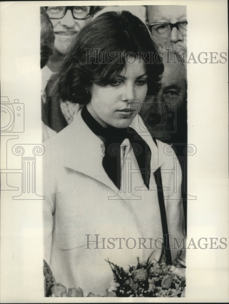 1975 Press Photo Monaco's Princess Caroline During A Rare Interview - mja80357