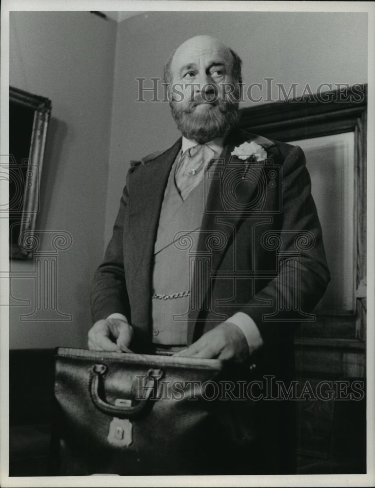 1976 Press Photo Howard Da Silva as "Boss" Tweed in "Stop, Thief!"