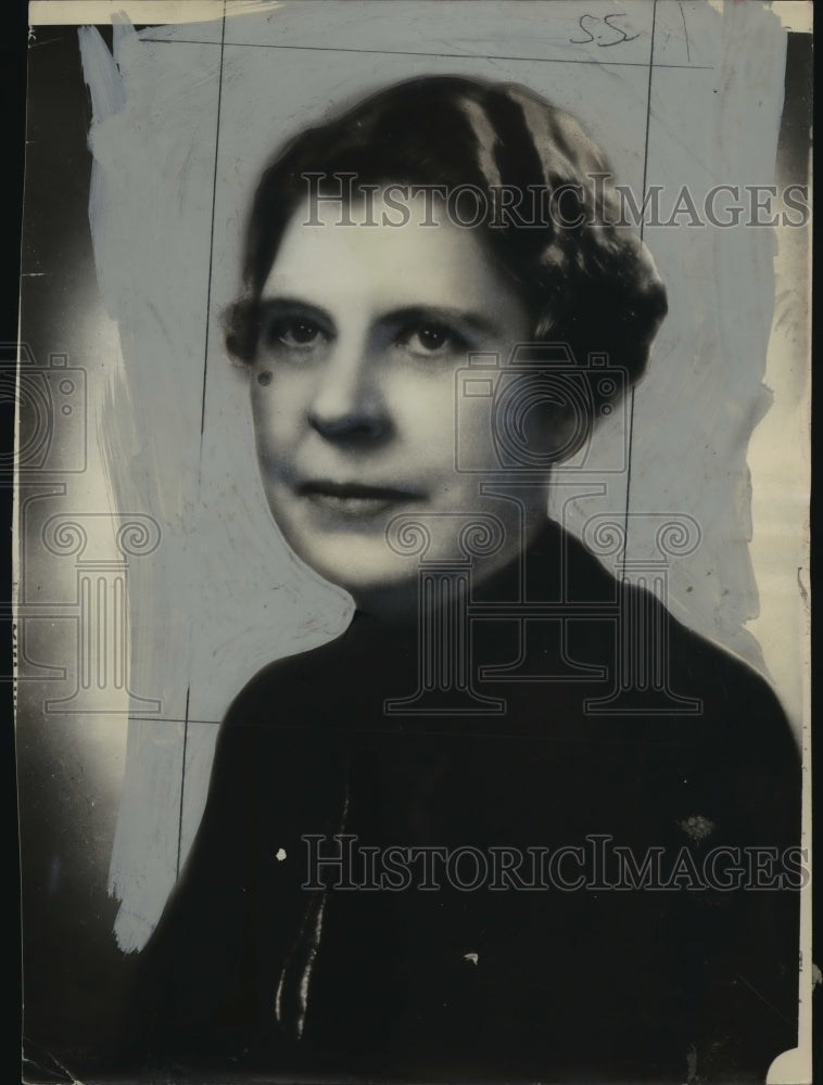 1936 Press Photo Mrs. Frederick C. Thwaits, Milwaukee- Historic Images