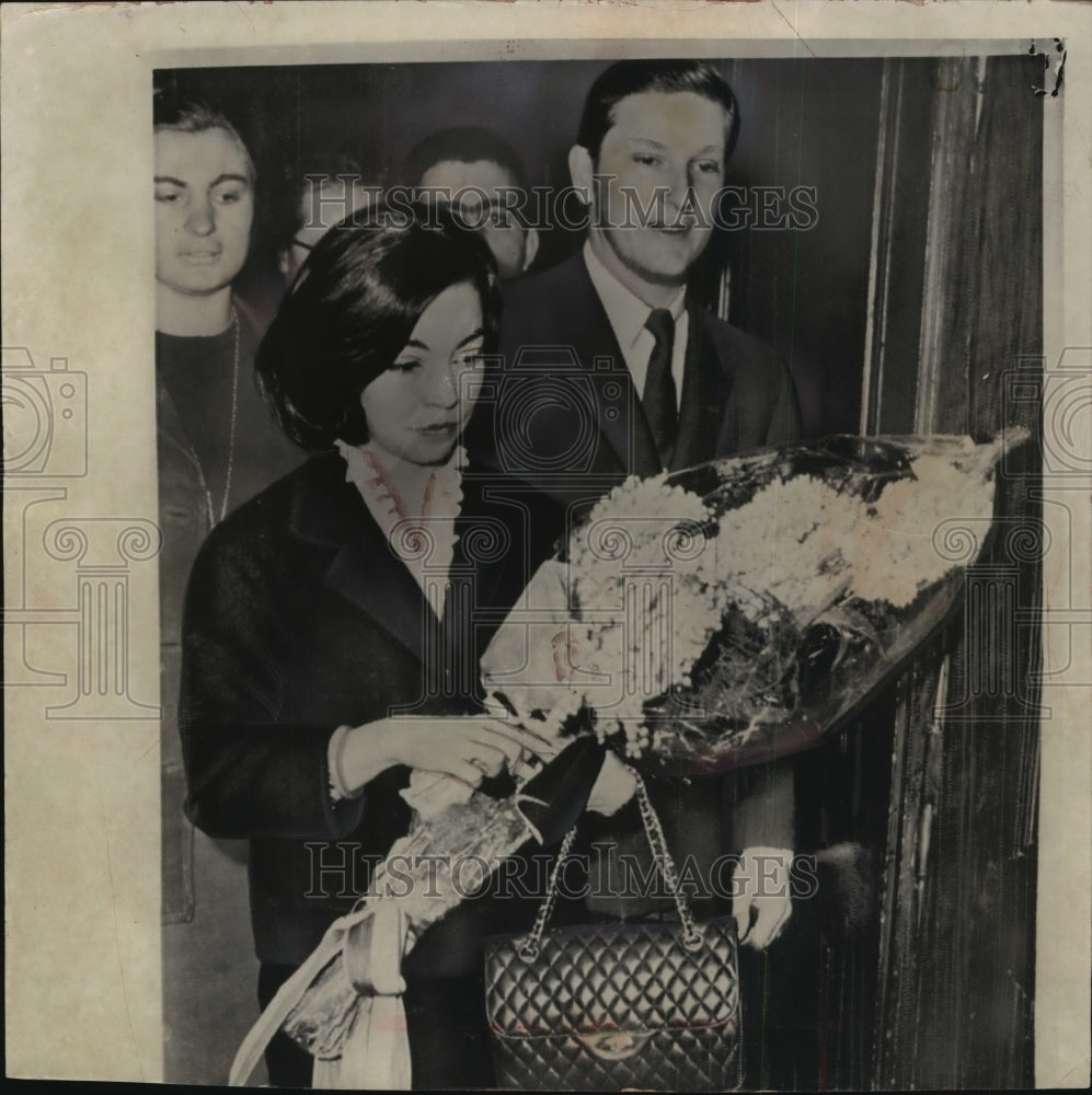 1966 Press Photo Former King Simeon and Margarita Gomez Aceba y Cejuela, married- Historic Images