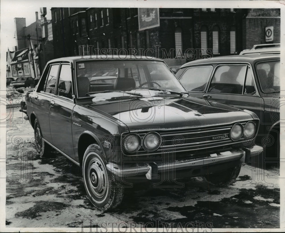 1974 Press Photo Japanese made Datsun 510 Sedan- Historic Images