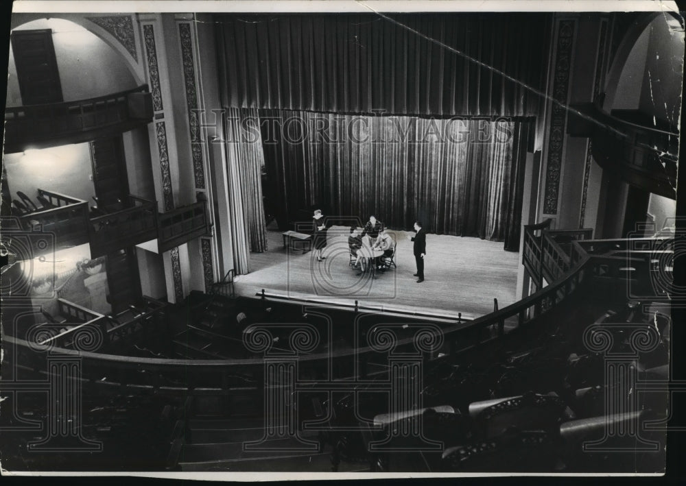 1961 Press Photo Interior View Of The Ward Memorial Theater - mja82157