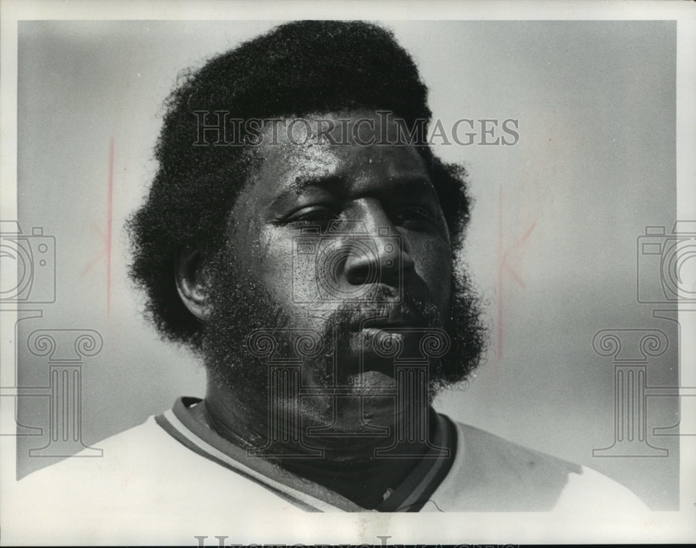 1975 Press Photo Baseball Player John Briggs of the Milwaukee Brewers- Historic Images