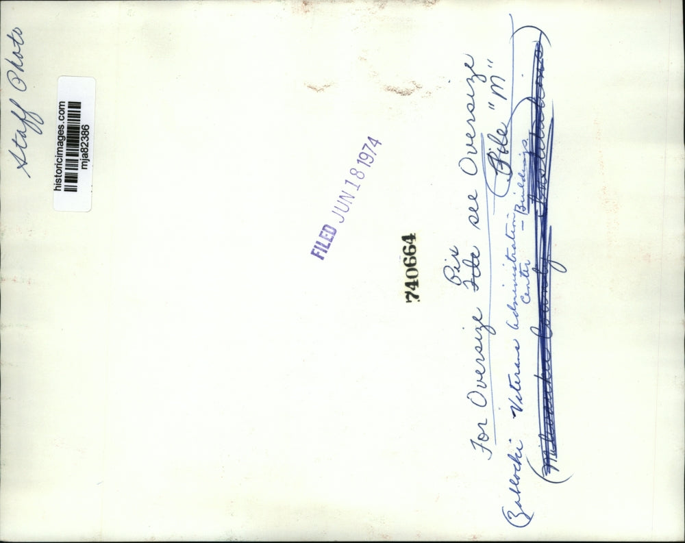 1974 Press Photo Zablocki Veterans Administration Center Buildings, Aerial View