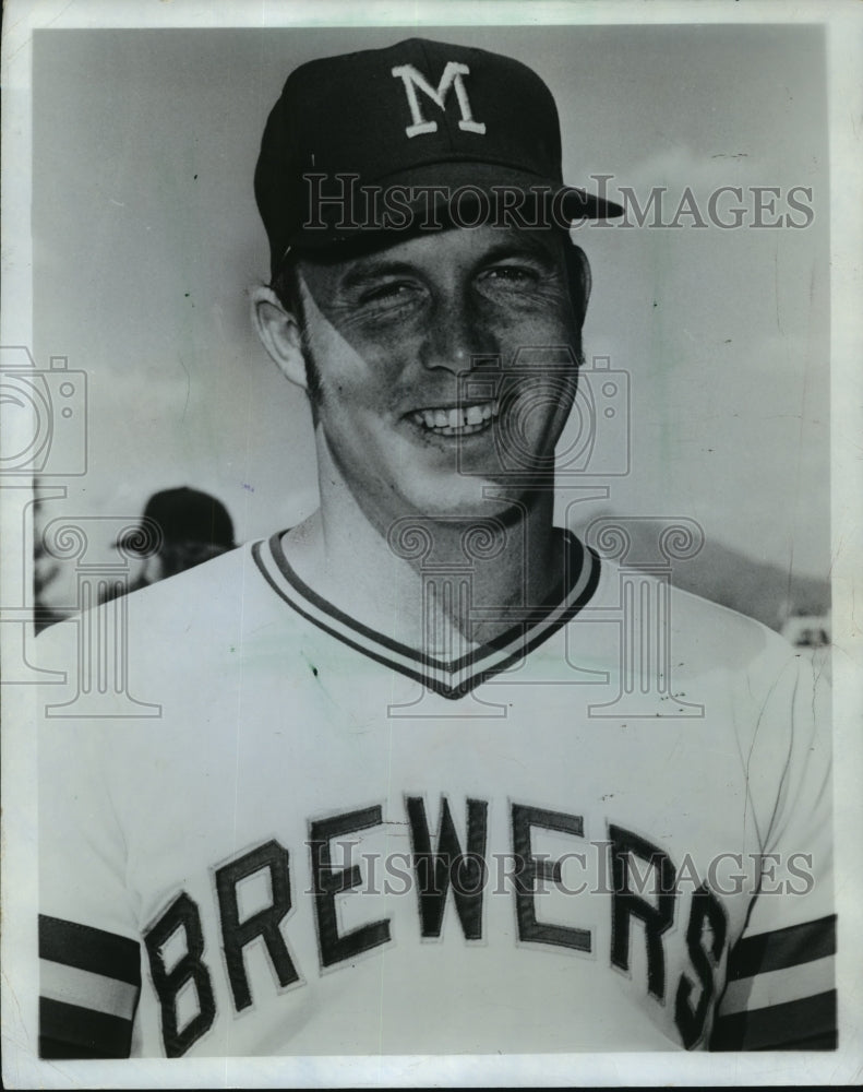 1975 Press Photo Milwaukee Brewers&#39; Right-Handed Baseball Pitcher Jim Colborn- Historic Images