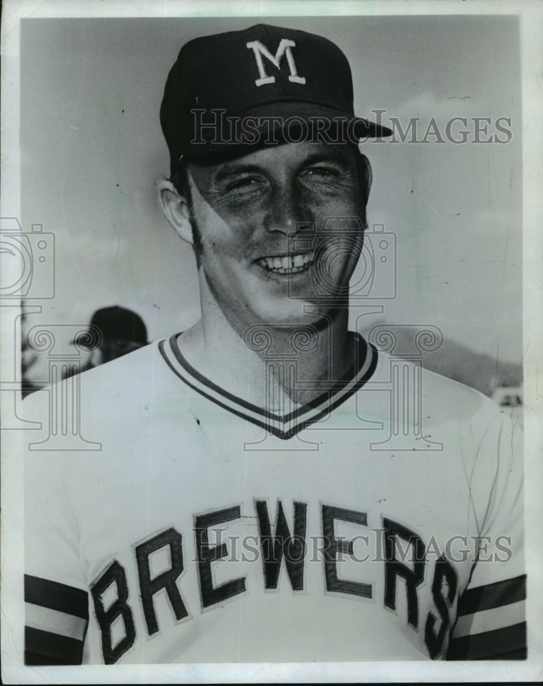 1975 Press Photo Milwaukee Brewers' Right-Handed Baseball Pitcher Jim Colborn- Historic Images