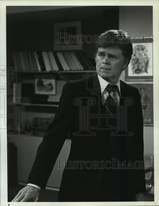 1978 Press Photo Barry Nelson guest stars in "David Cassidy - Man Undercover."- Historic Images