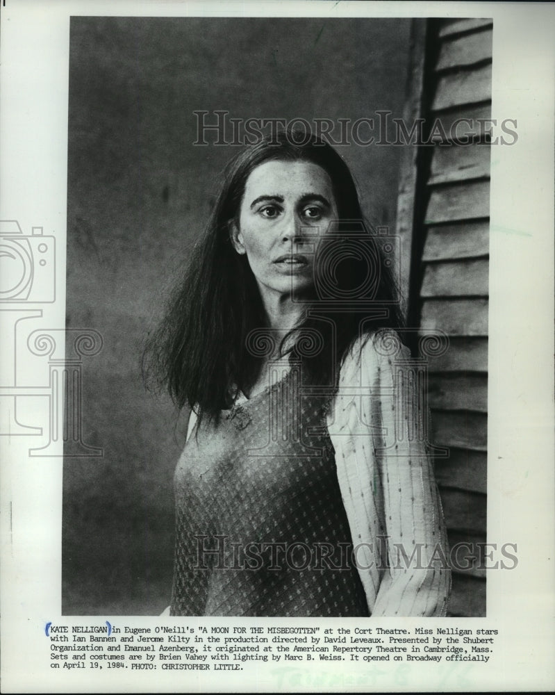 1984 Press Photo Kate Nelligan in &quot;A Moon For The Misbegotten&quot;. - mja83225- Historic Images