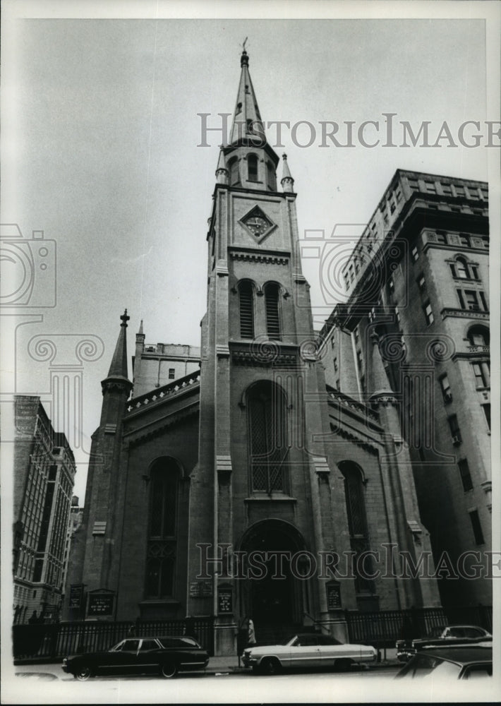 1968 Press Photo The Marble Collegiate Church, New York City- Historic Images