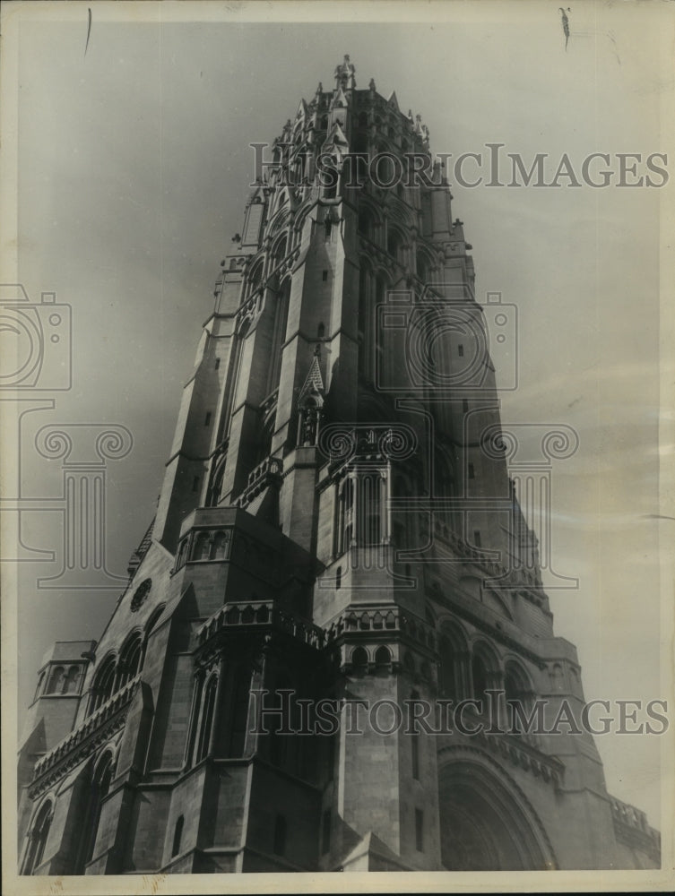 1934 Press Photo new Riverside Church on Riverside drive in New York City- Historic Images