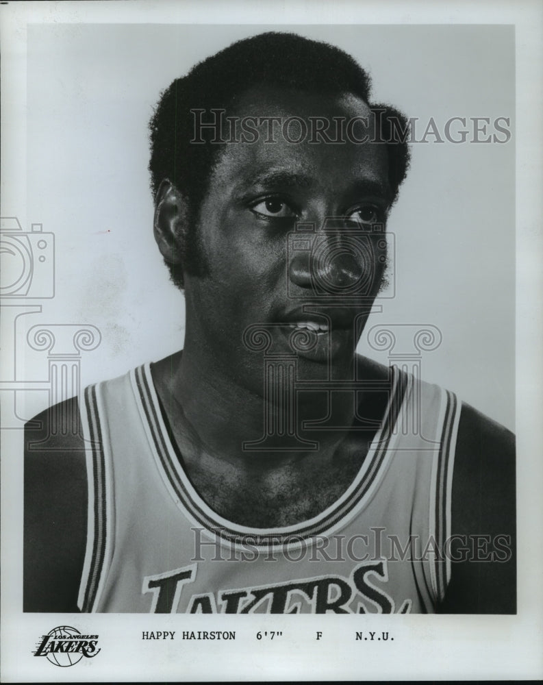 1974 Press Photo Happy Hairston, basketball player for the Los Angeles Lakers- Historic Images