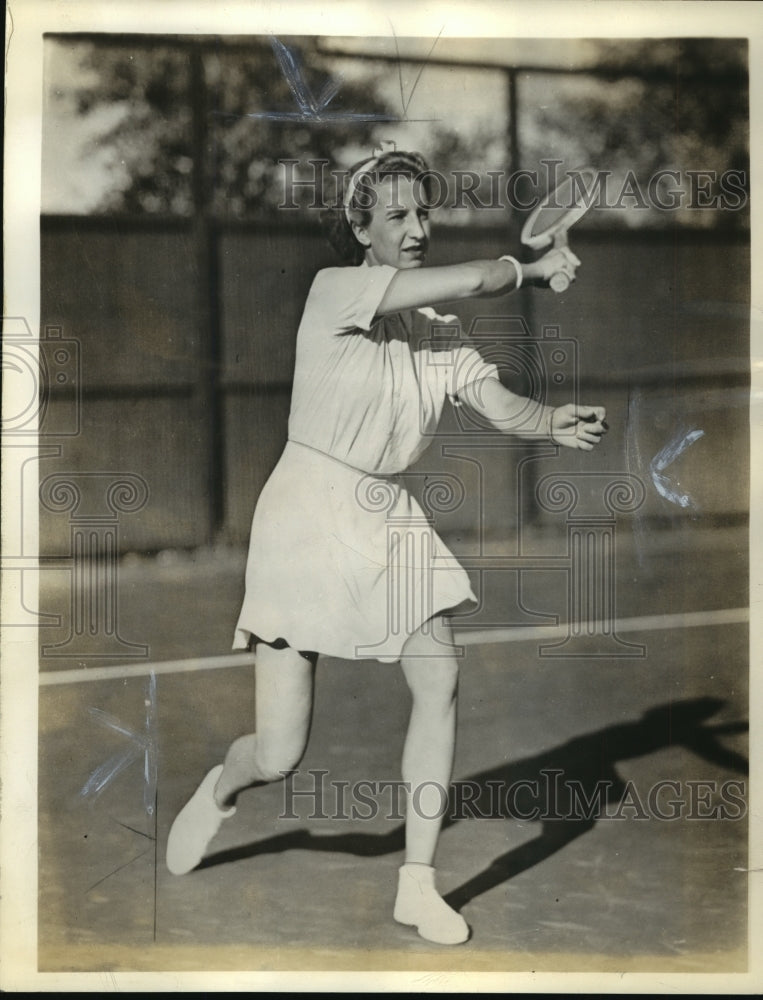 1941 Press Photo Tennis Player Mary Hardwick aka Mrs Charles E. Hare- Historic Images