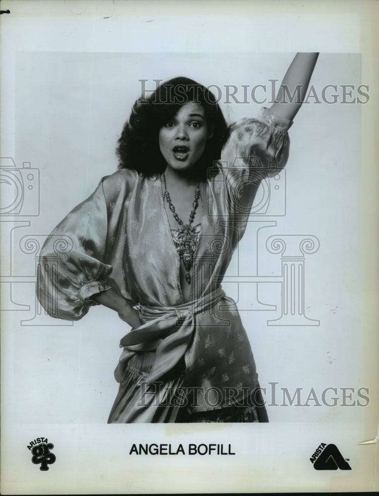 1991 Press Photo Singer Angela Bofill- Historic Images