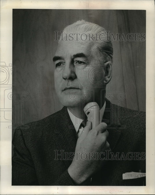 1964 Press Photo New artificial larynx produced by Wisconsin Bell Company