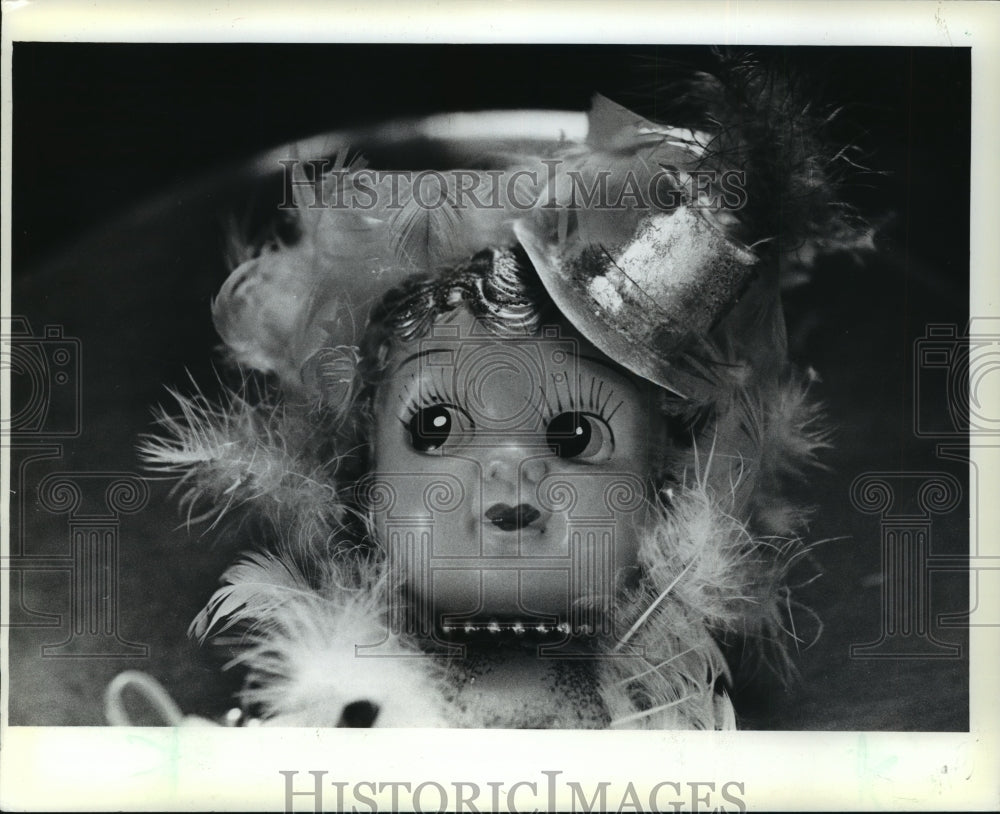 1982 Press Photo The face of a rare carnival Kewpi doll - mja87173- Historic Images