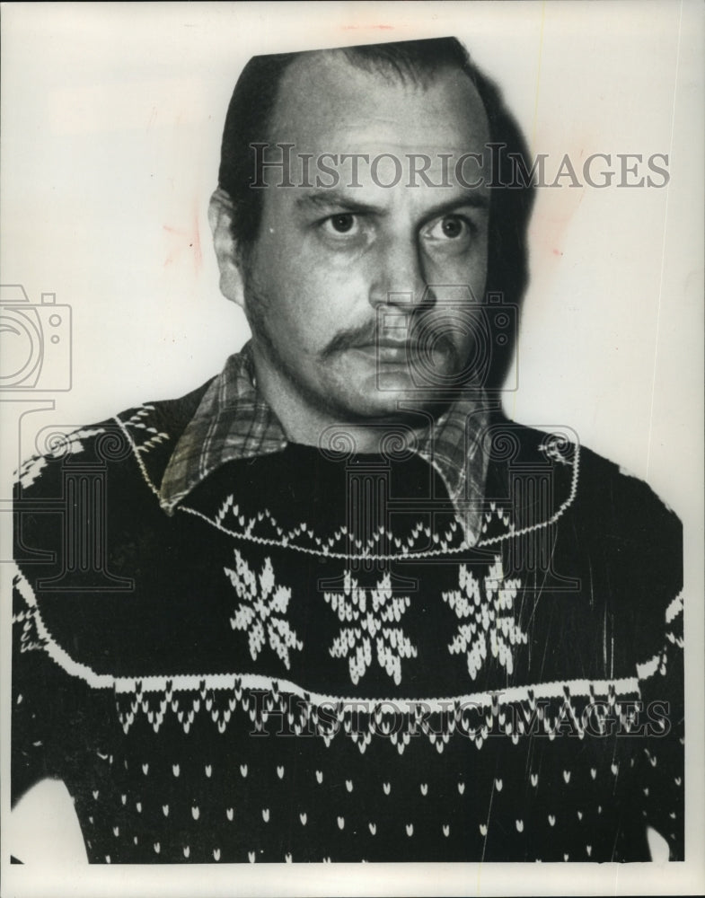 1979 Press Photo Raymond Flatoff involved in the Lydia Hyde Murder, Wisconsin- Historic Images