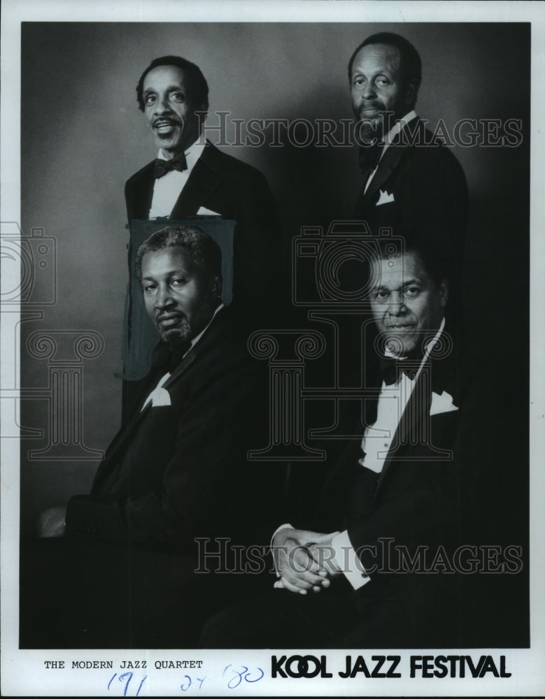 1982 Press Photo Modern Jazz Quartet for Kool Jazz Festival- Historic Images