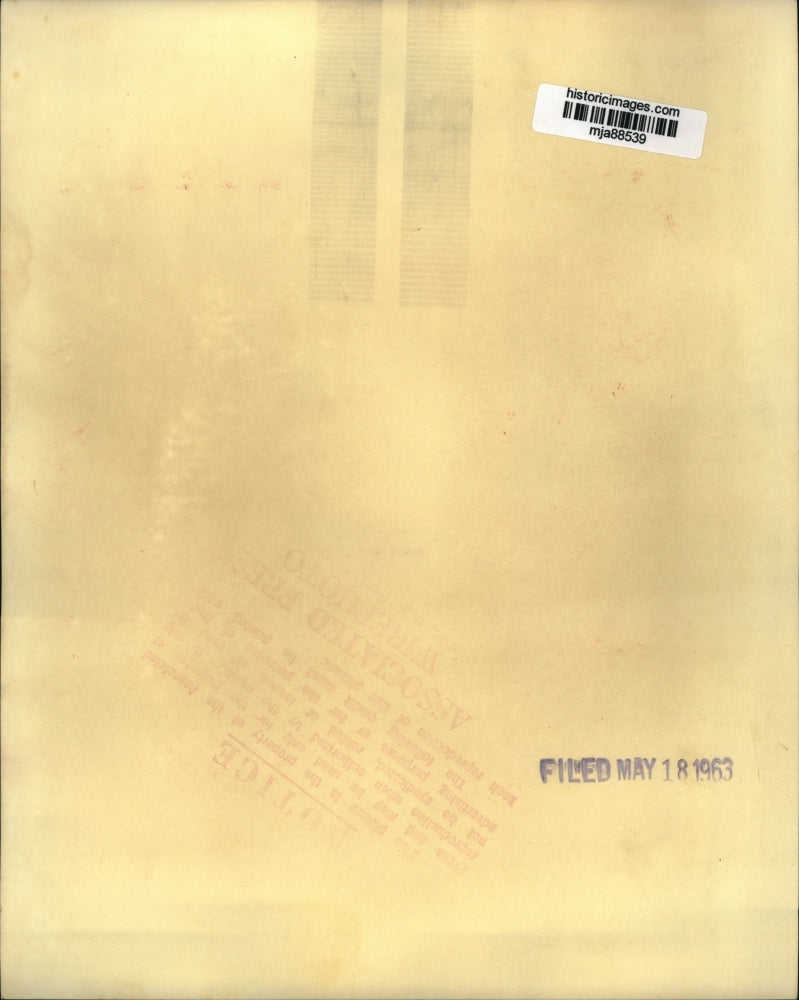 1963 Press Photo Mrs. Cooper Speaks to Newsman about Astronaut Cooper in Texas