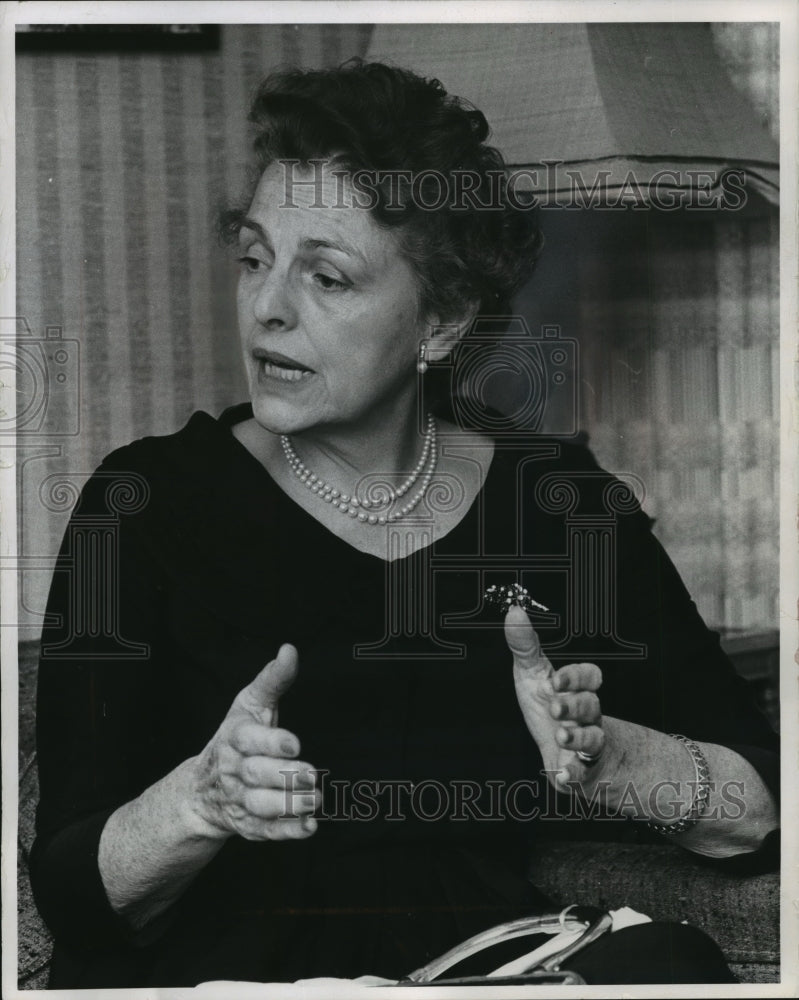 1960 Press Photo Former Representative Helen Gahagan Douglas of Denver, CO