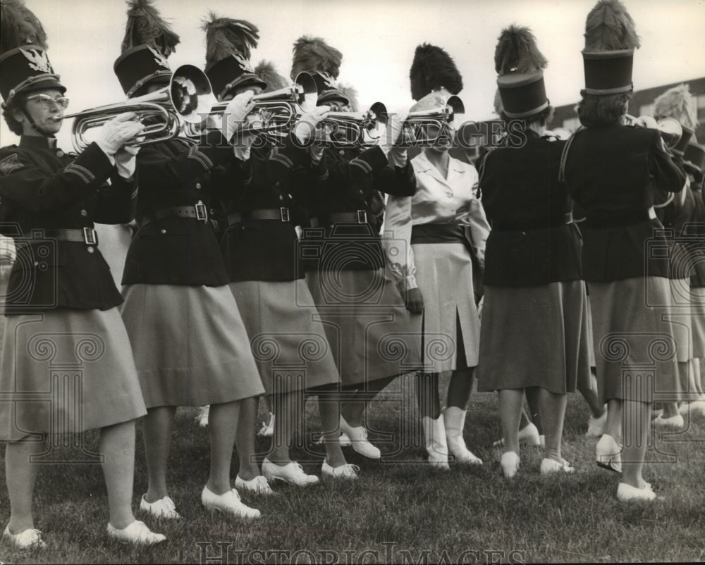 1962 Press Photo All Women Drum- Historic Images