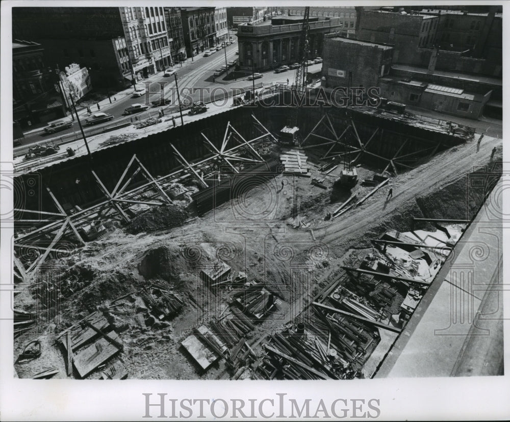 1960 Press Photo Milwaukee Journal Buildings Construction- Historic Images