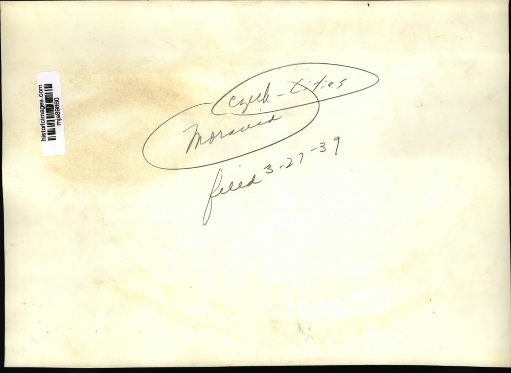 1939 Press Photo View of Brunn, Moravia from hills during Hitler's visit