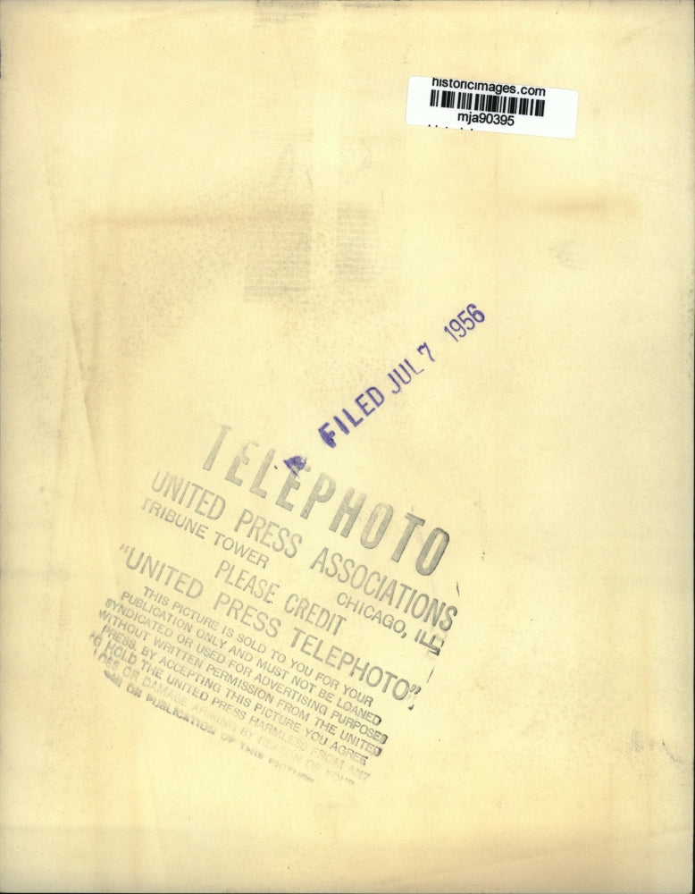 1956 Press Photo Polish Premier Of The Minister's Council: Josef Cyrankiewicz