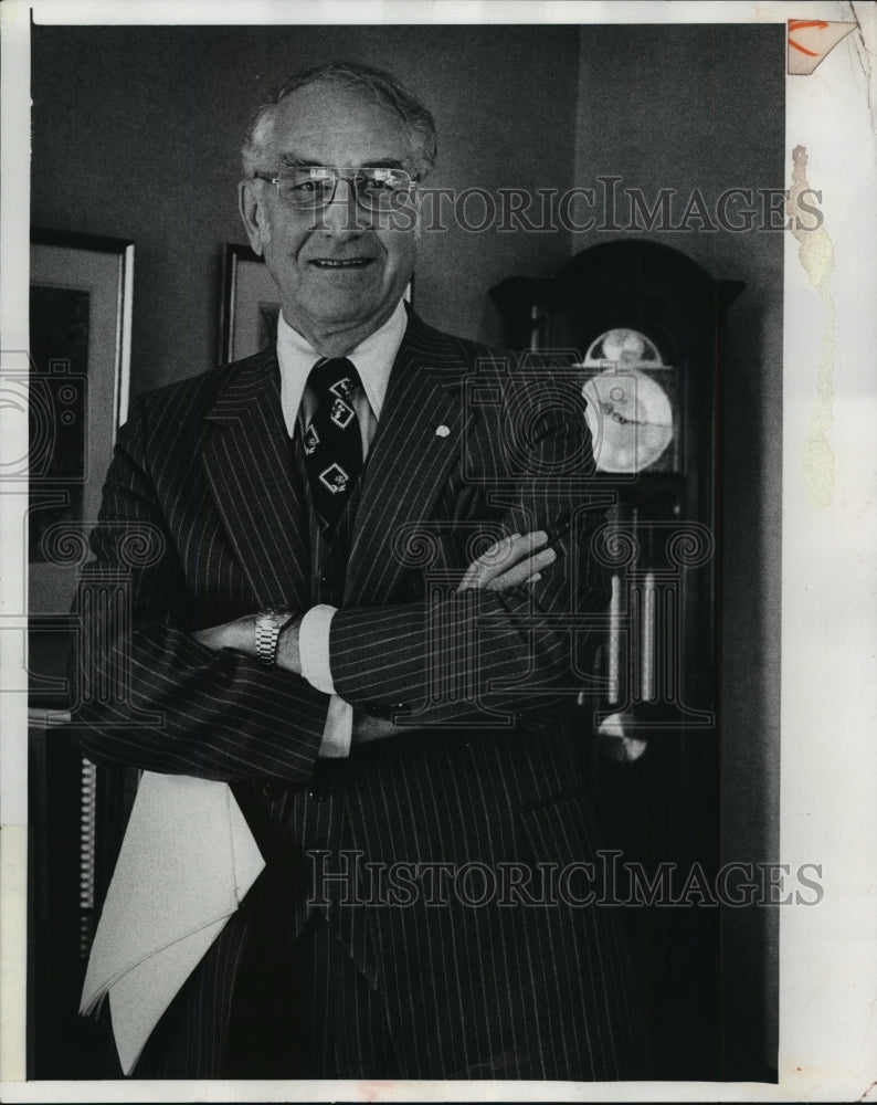 1979 Press Photo Patrick Cotter, Chairman of the United Way- Historic Images