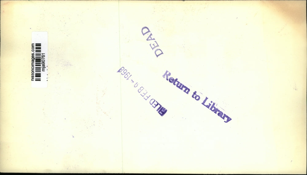 1968 Press Photo French President Charles de Gaulle - mja90761