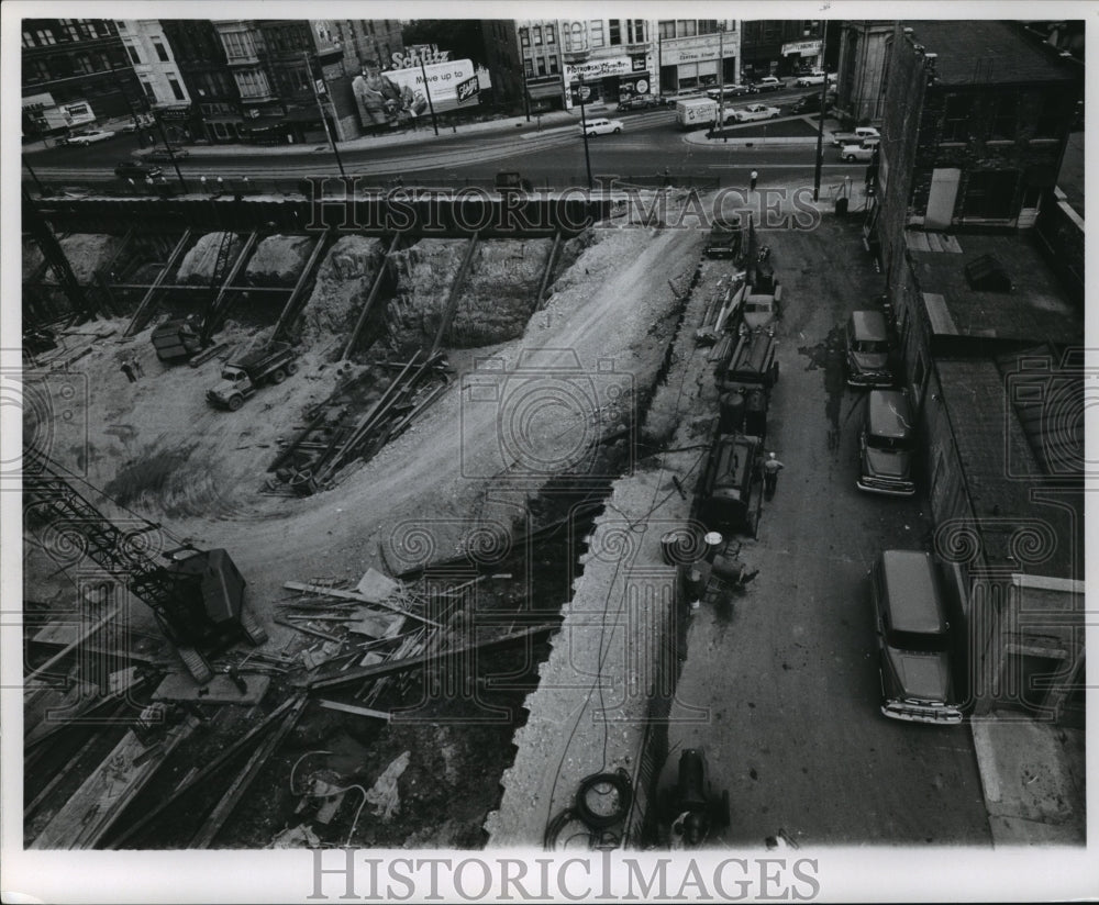 1960 Press PhotoMilwaukee Journal building construction, Wisconsin - mja90846
