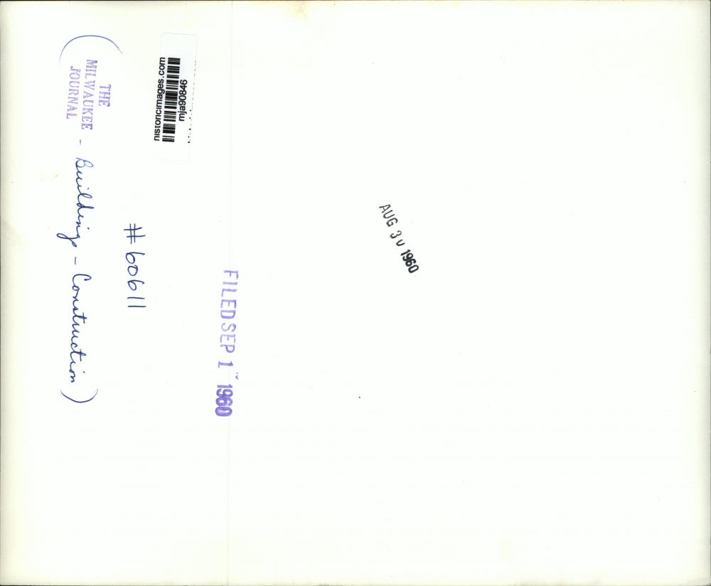 1960 Press PhotoMilwaukee Journal building construction, Wisconsin - mja90846