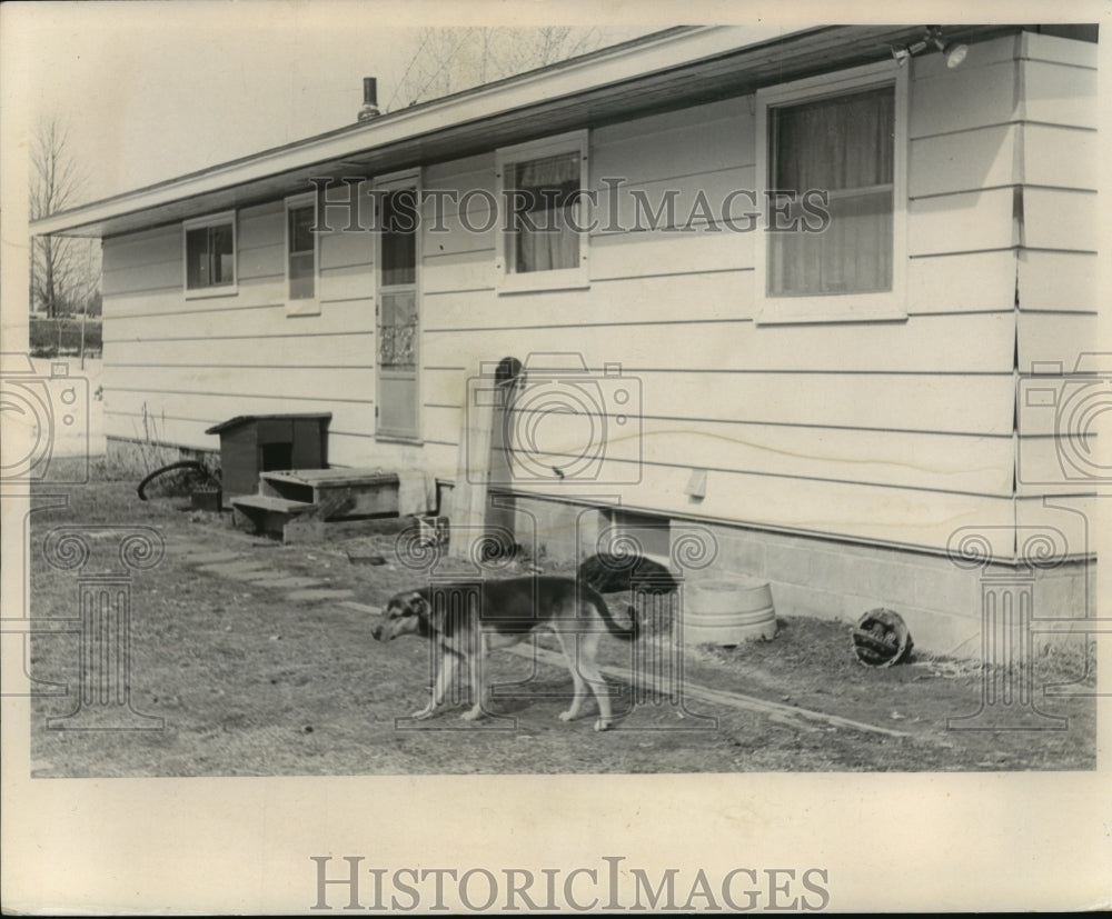 1968 Press Photo Rear Entrance of Gustafson Home - mja91120