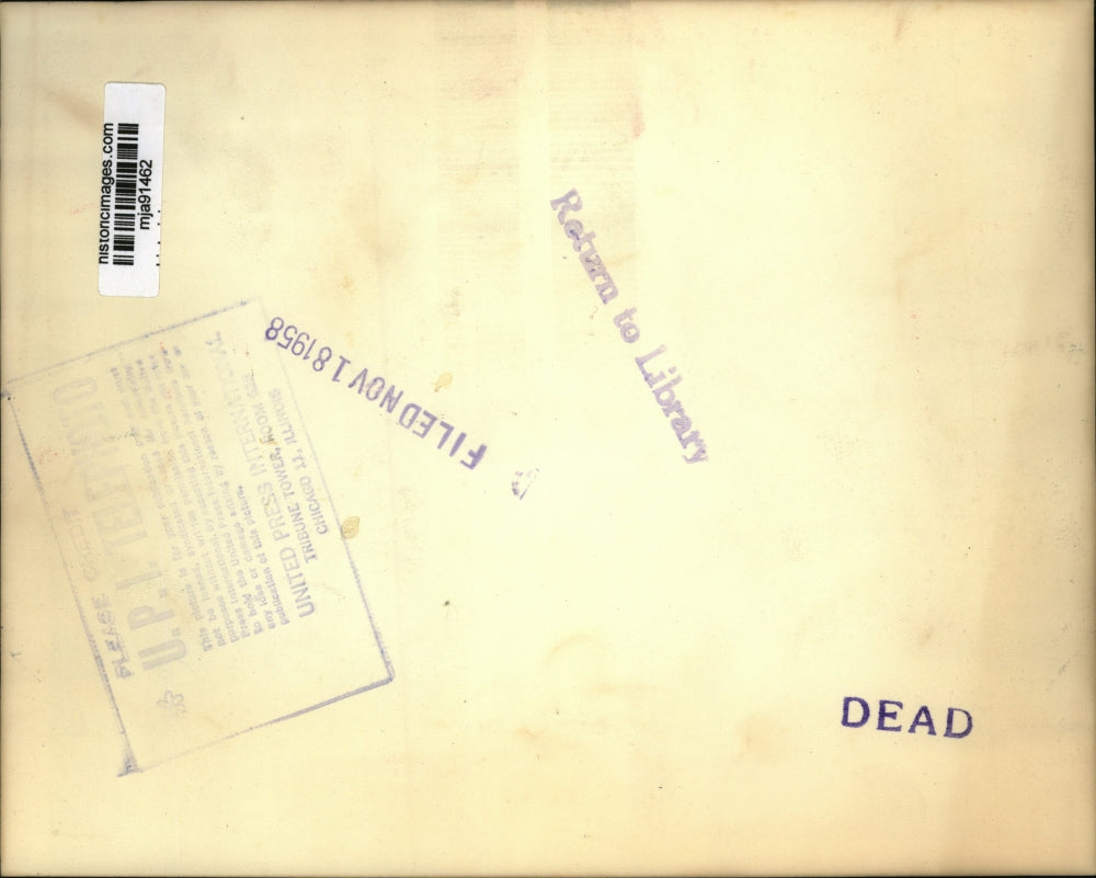 1958 Press Photo Cardinal Richard Cushing and Boston Seminarians after Elevation